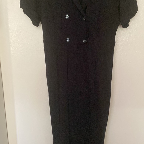 Black ICHI buttoned jumpsuit classy European fall 2021 - Picture 3 of 4